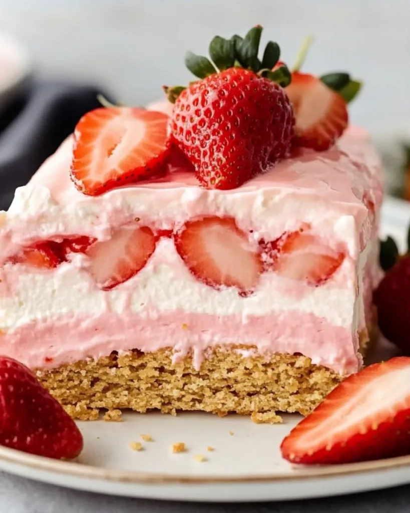 Strawberry Eclair Cake 1