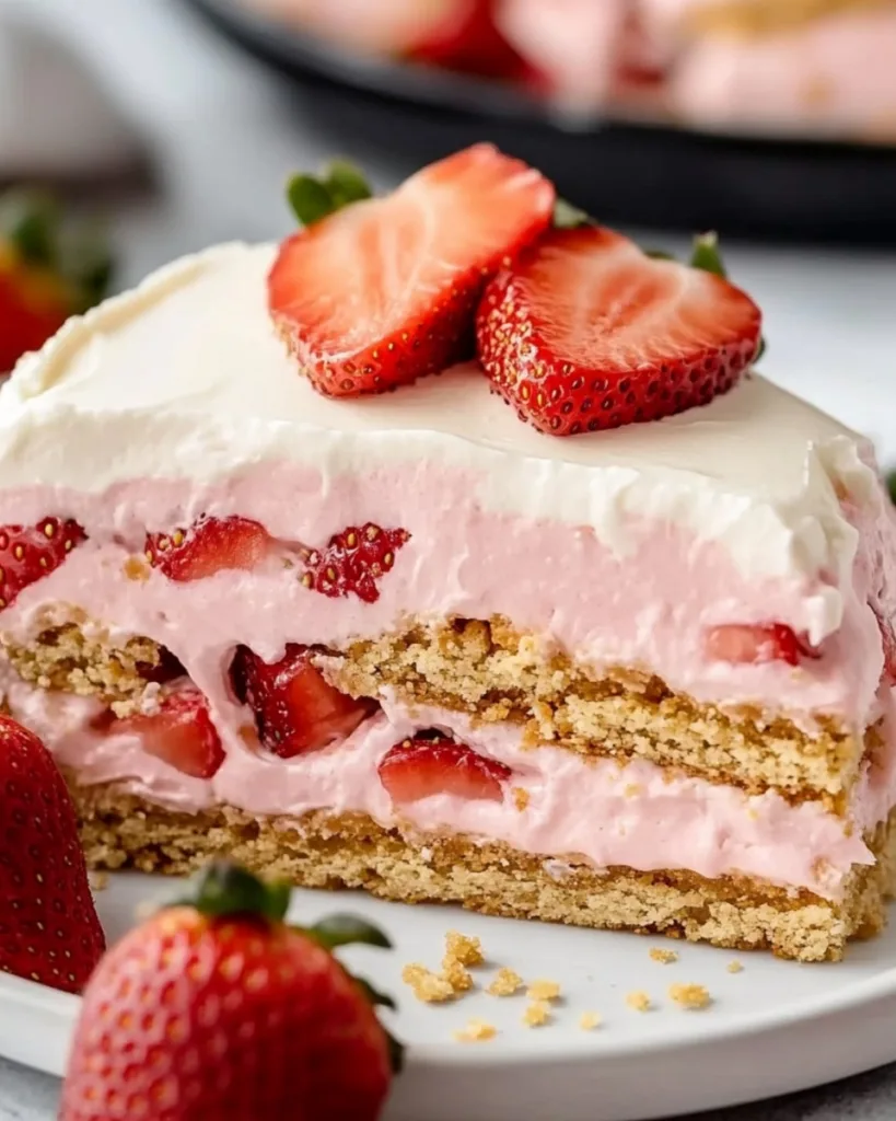 Strawberry Eclair Cake 2