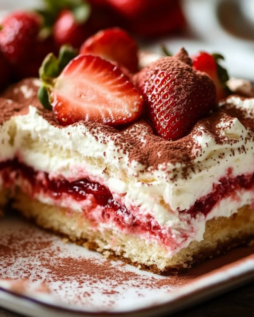 Strawberry Tiramisu 1