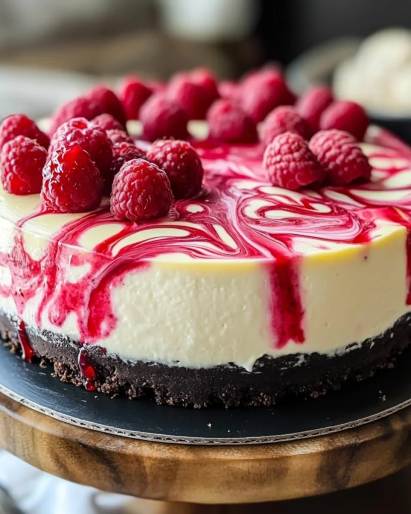 White Chocolate Raspberry Cheesecake 3