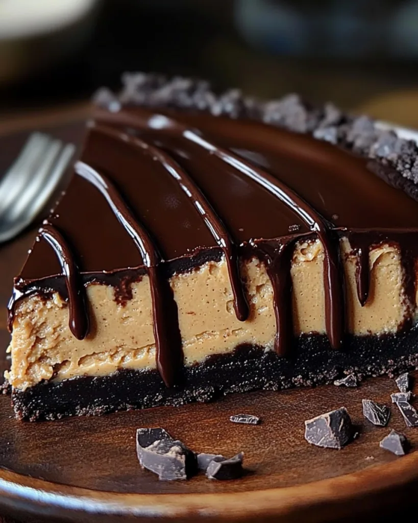Chocolate Peanut Butter Pie 3