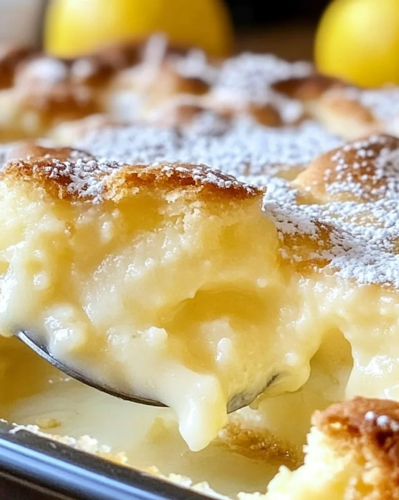 Lemon Cream Cheese Dump Cake 3