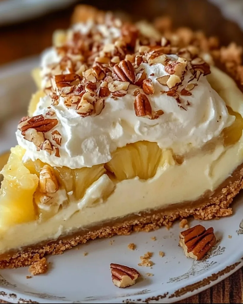 Pineapple Cream Cheese Pie 1