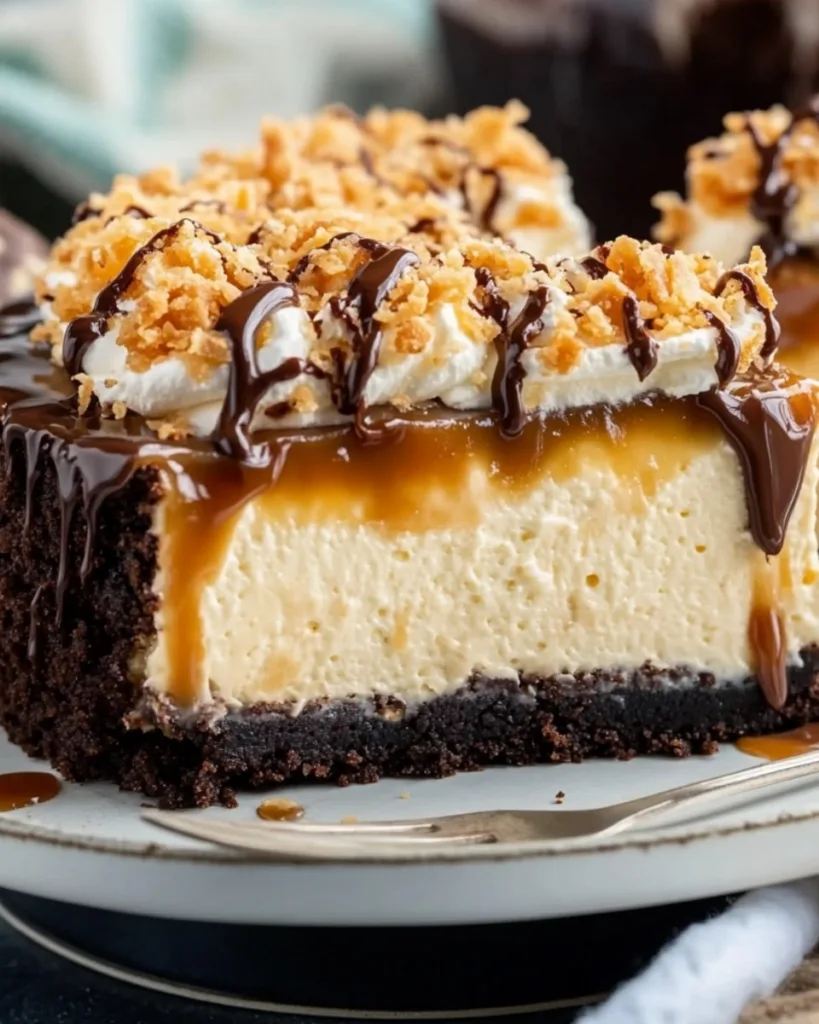 Samoa Cheesecake 2