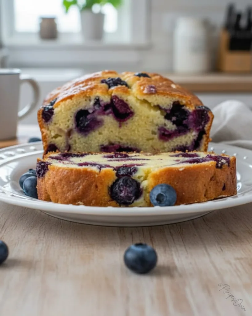 Blueberry Cream Cheese Bread 4