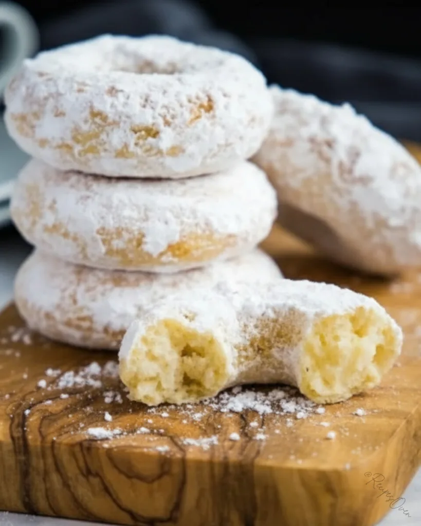 Baked Powdered Sugar Donuts 2