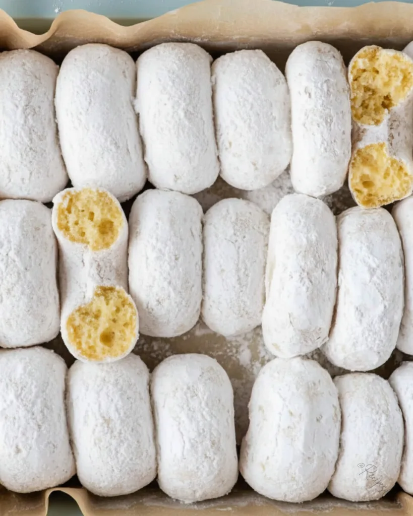 Baked Powdered Sugar Donuts 4