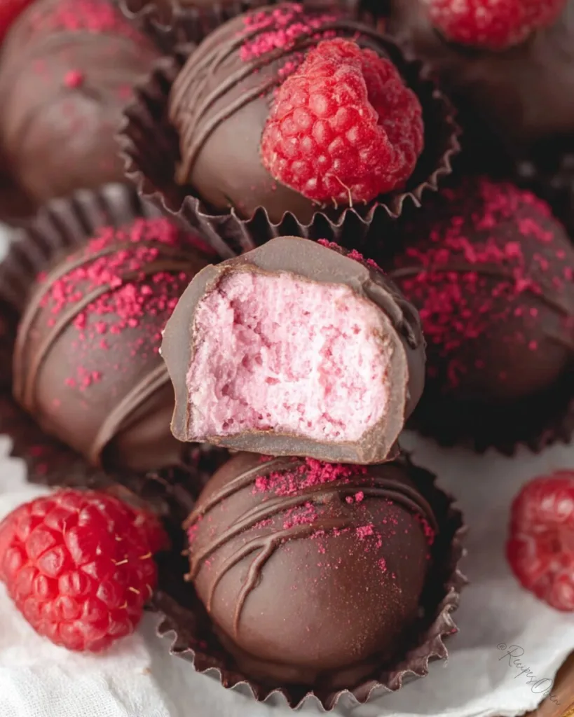 Raspberry Truffles 2