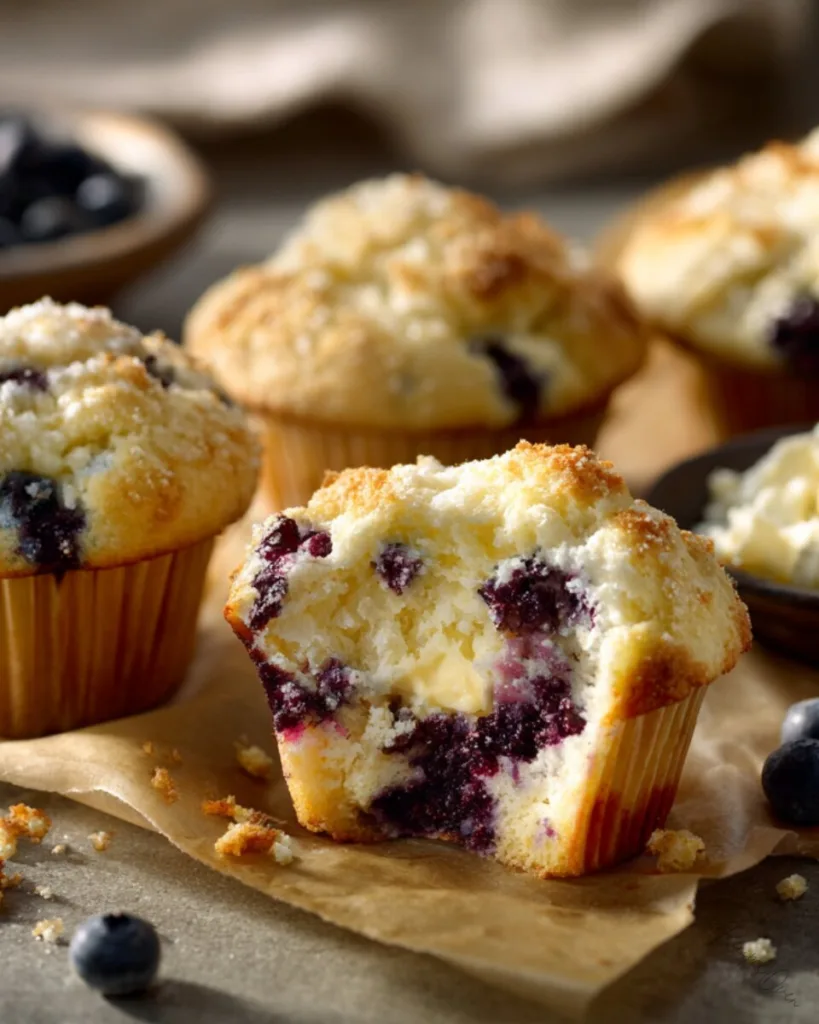 Blueberry Cream Cheese Muffins 7
