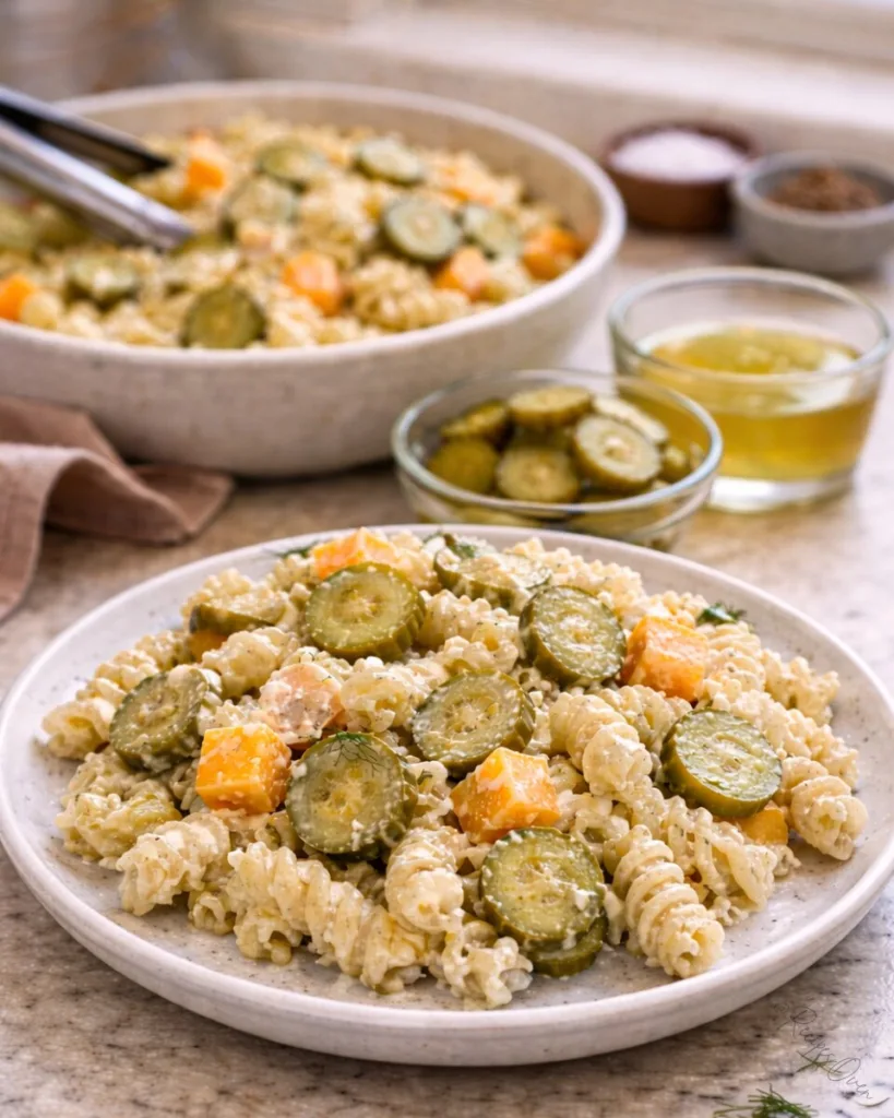 Dill Pickle Pasta Salad 6