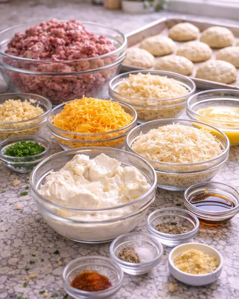 Garlic Parmesan Cheeseburger Bombs 2