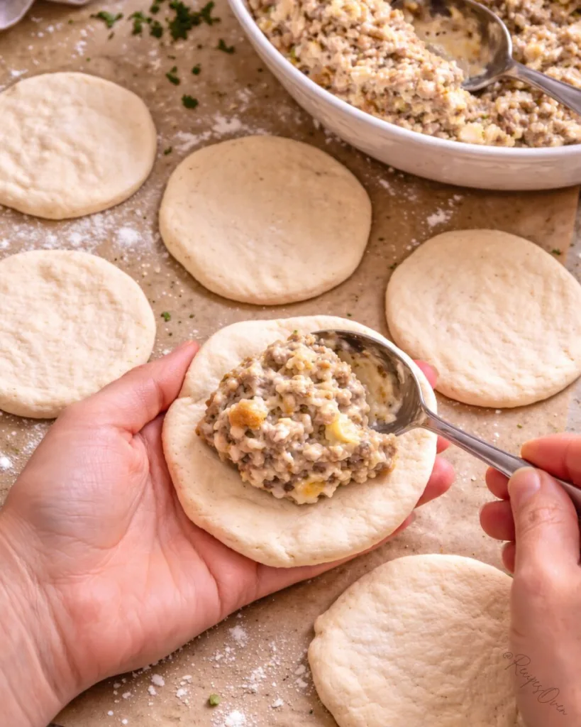 Garlic Parmesan Cheeseburger Bombs 5