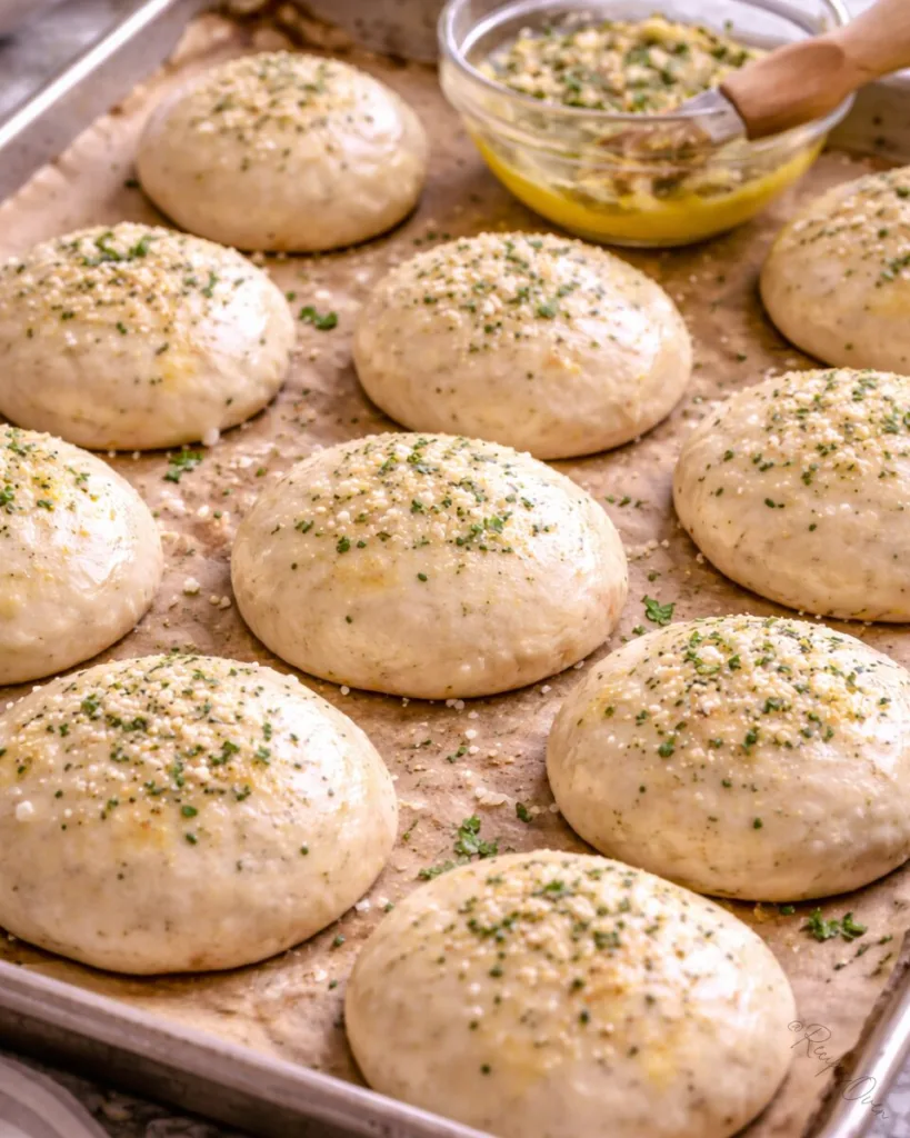 Garlic Parmesan Cheeseburger Bombs 6