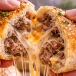 Garlic Parmesan Cheeseburger Bombs Recipe