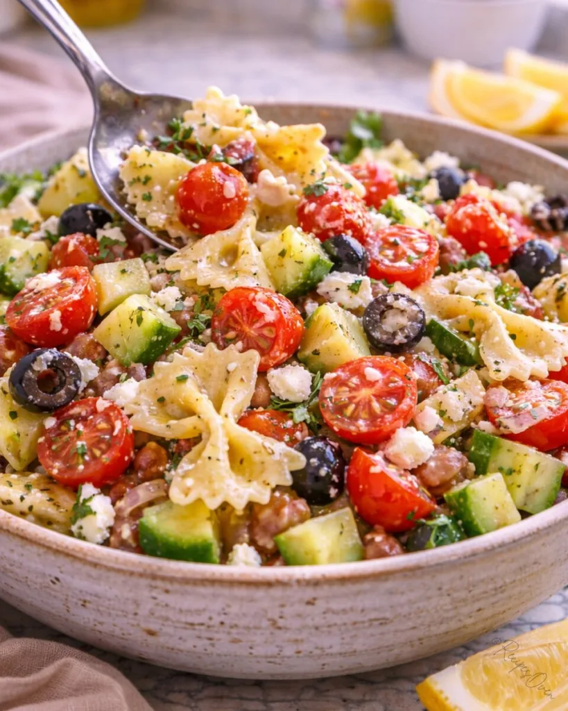 Greek Pasta Salad 1