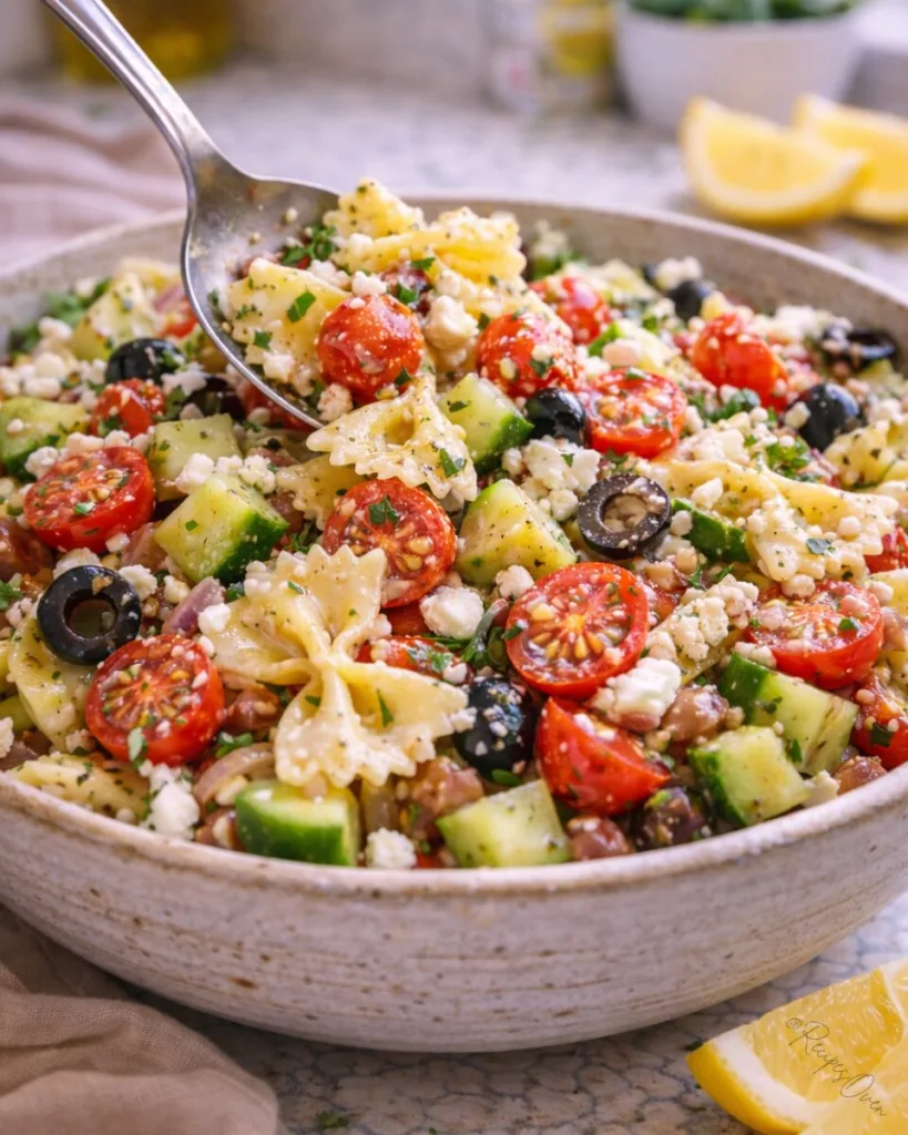 Greek Pasta Salad 3