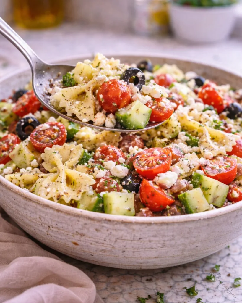 Greek Pasta Salad 6