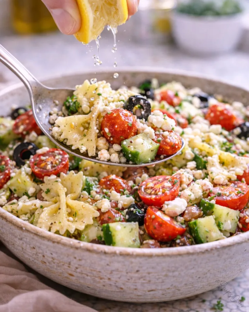 Greek Pasta Salad 7