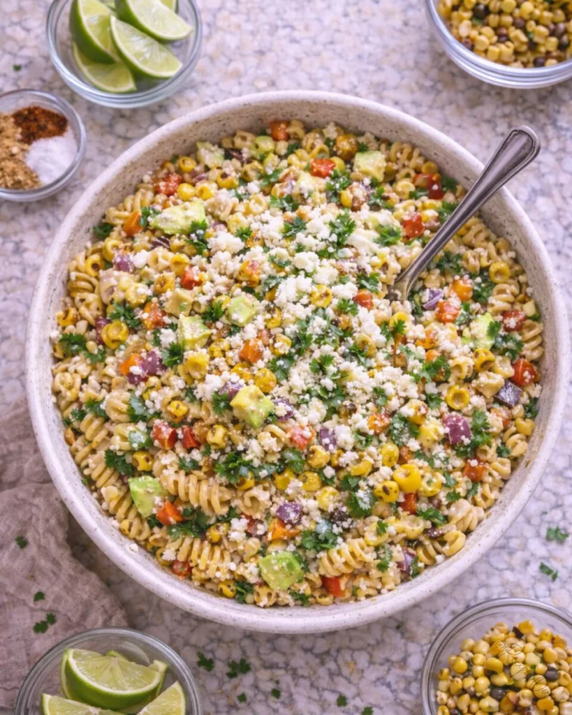 Mexican Street Corn Pasta Salad 3