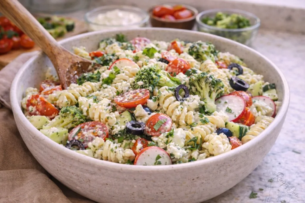 The Ranch Pasta Salad Recipe