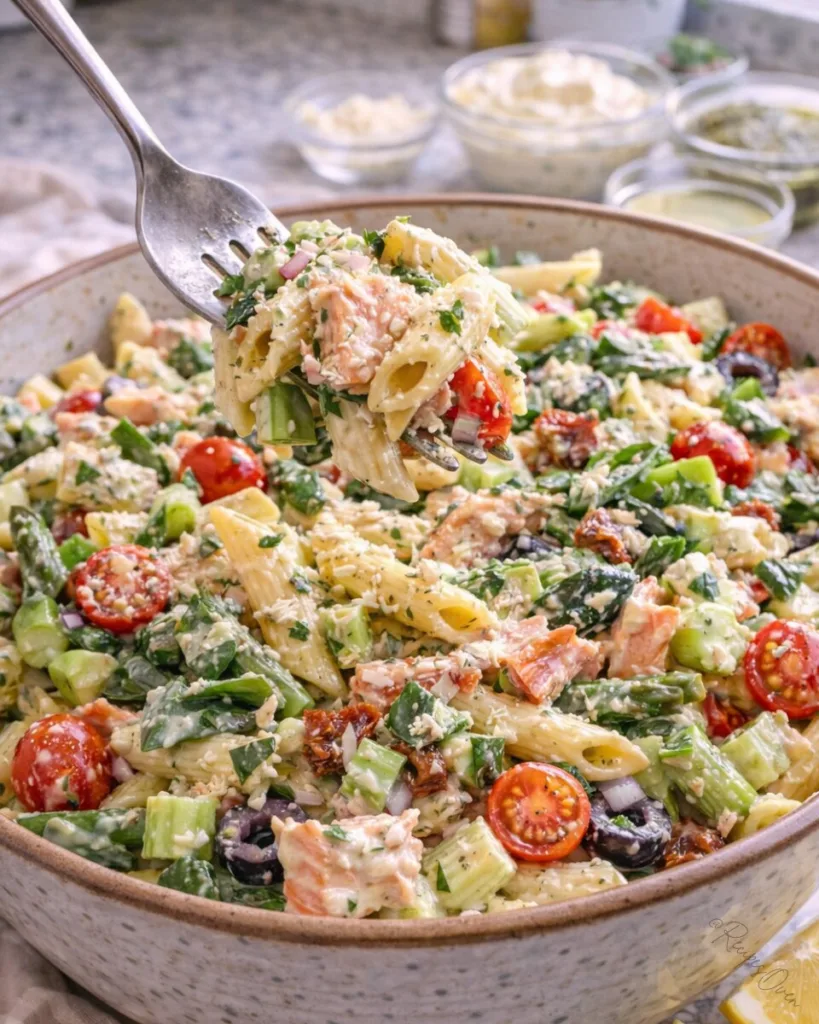Salmon Pasta Salad 9