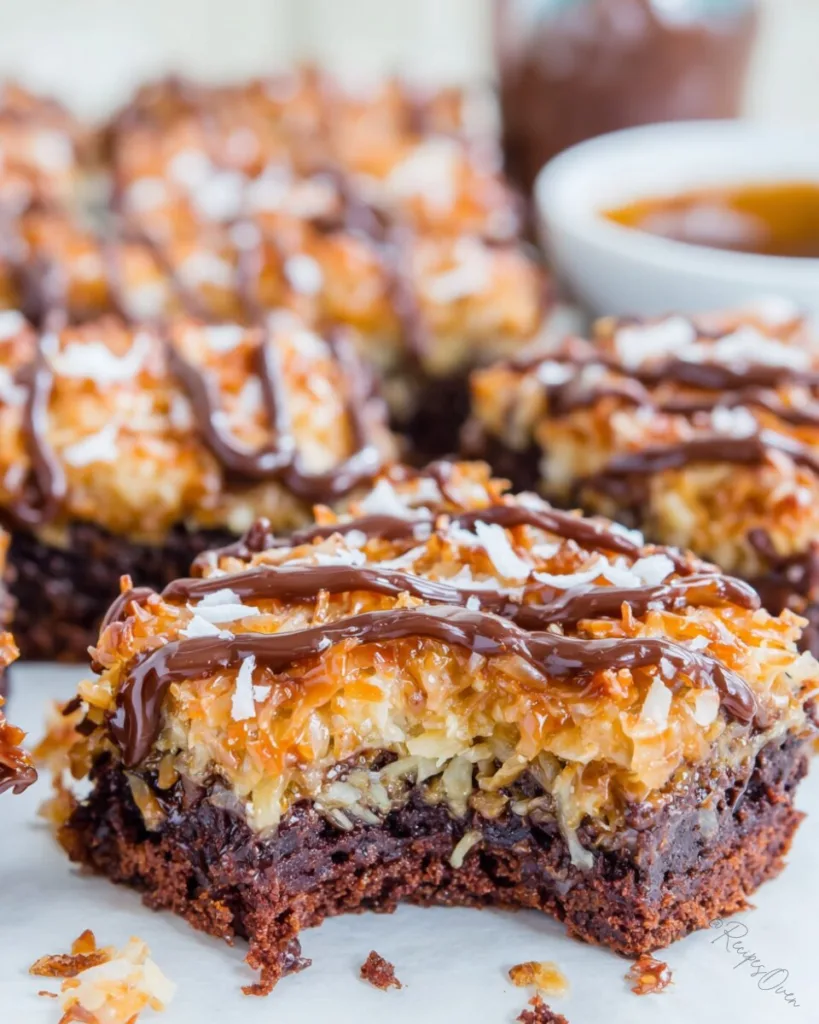 Samoa Brownies 6