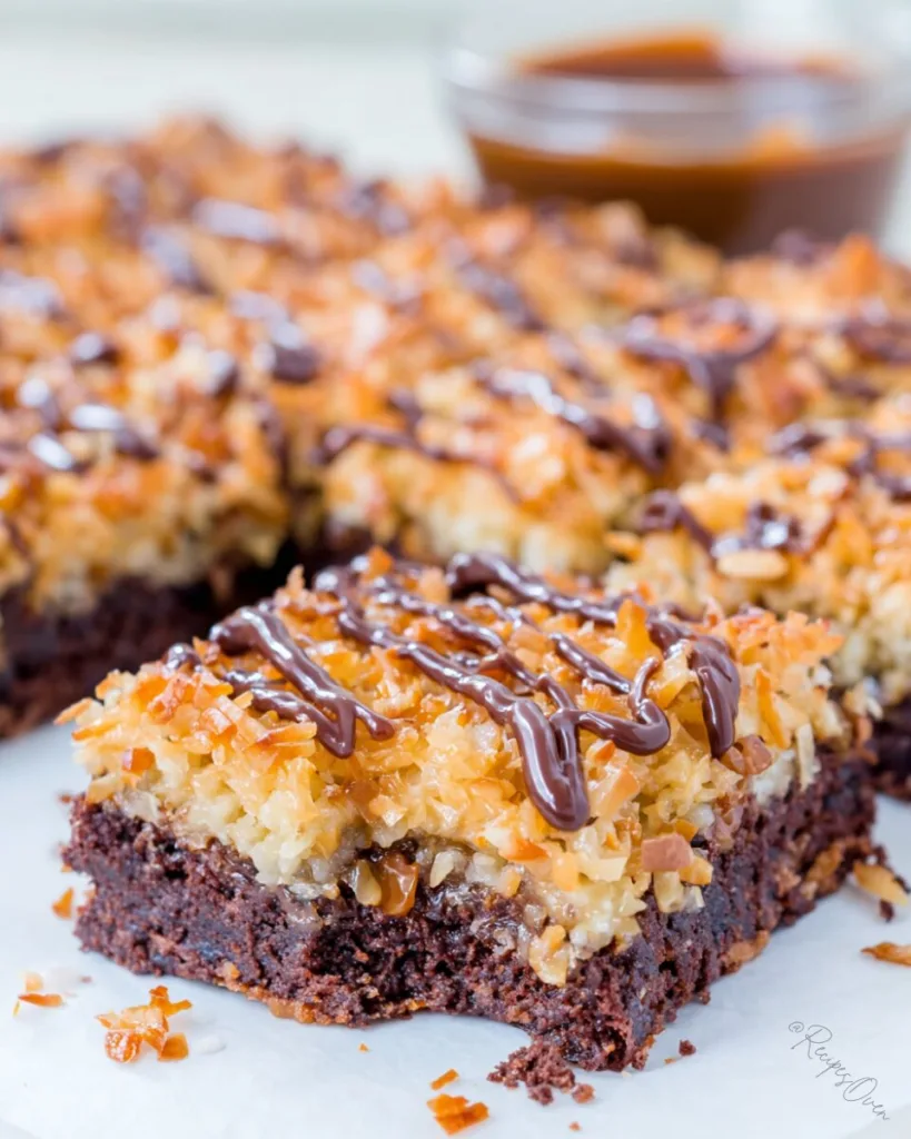 Samoa Brownies 7