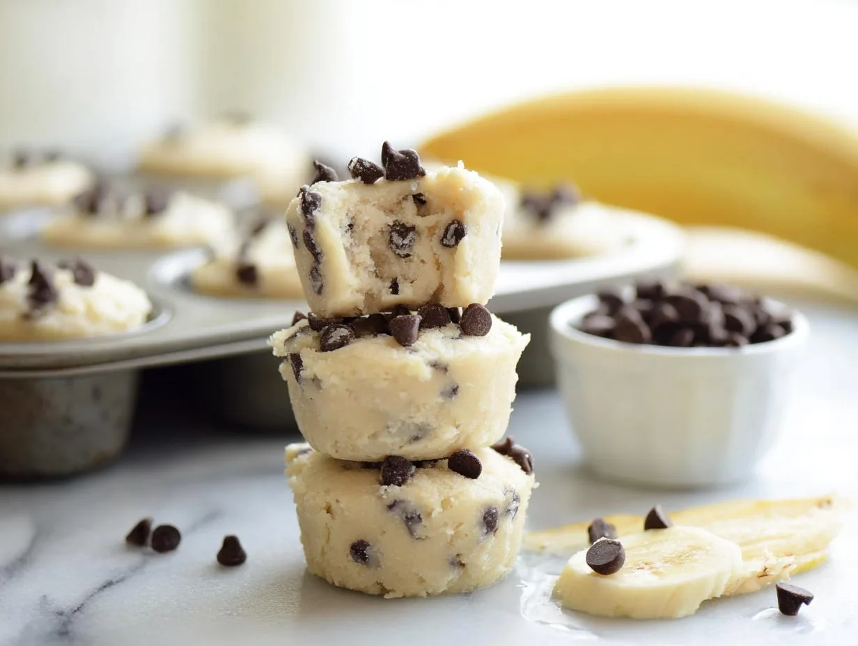 2- Ingredient Banana Chocolate Chip Ice Cream Bites