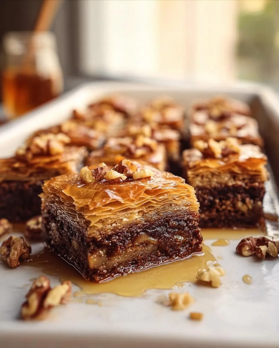 Brownie Baklava - detail 1