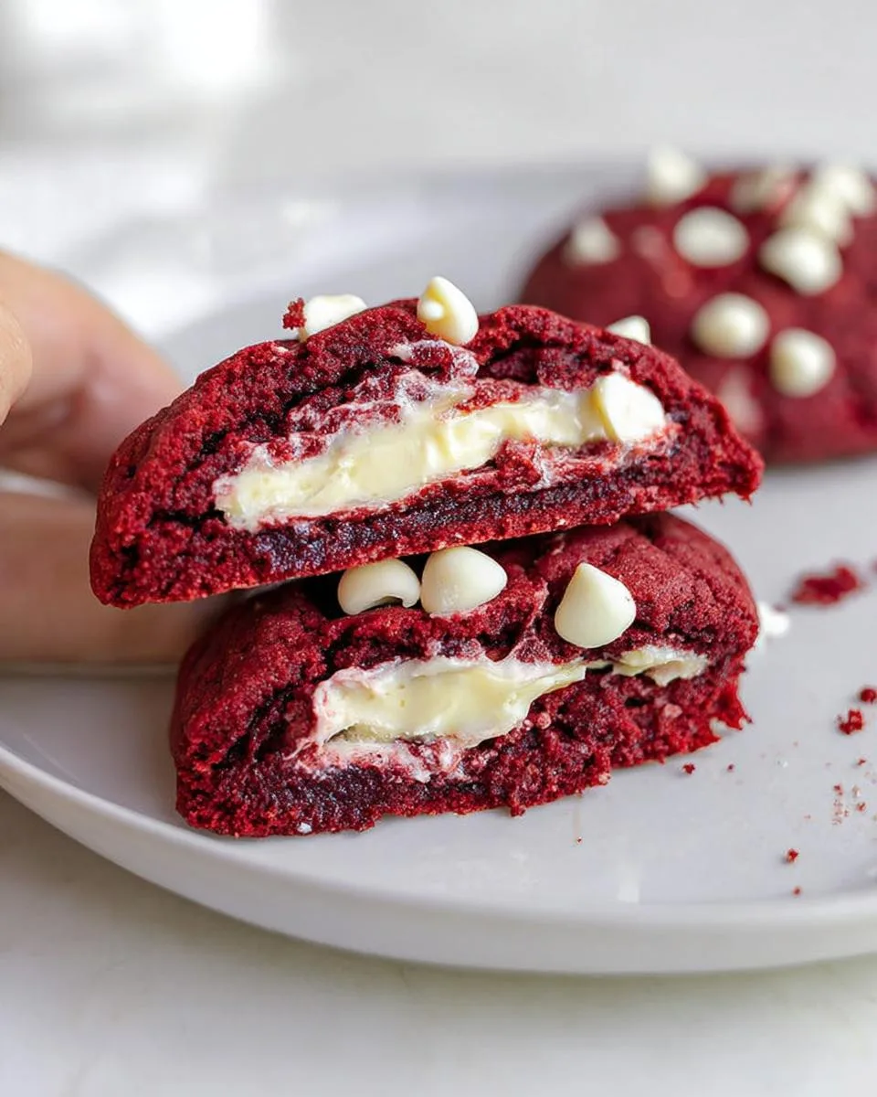 Cheesecake Stuffed Red Velvet Protein Cookie - detail 2