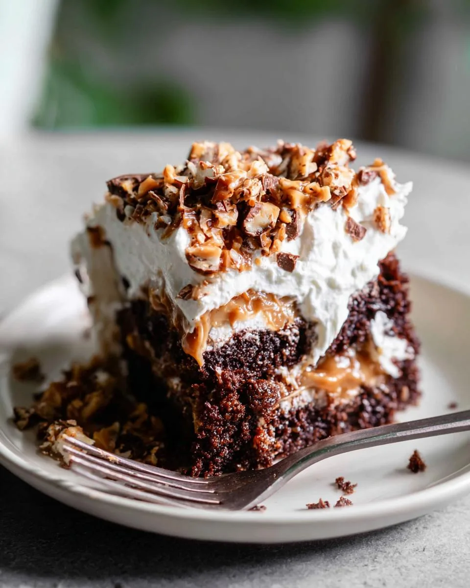 Chocolate Caramel Toffee Cake - detail 2