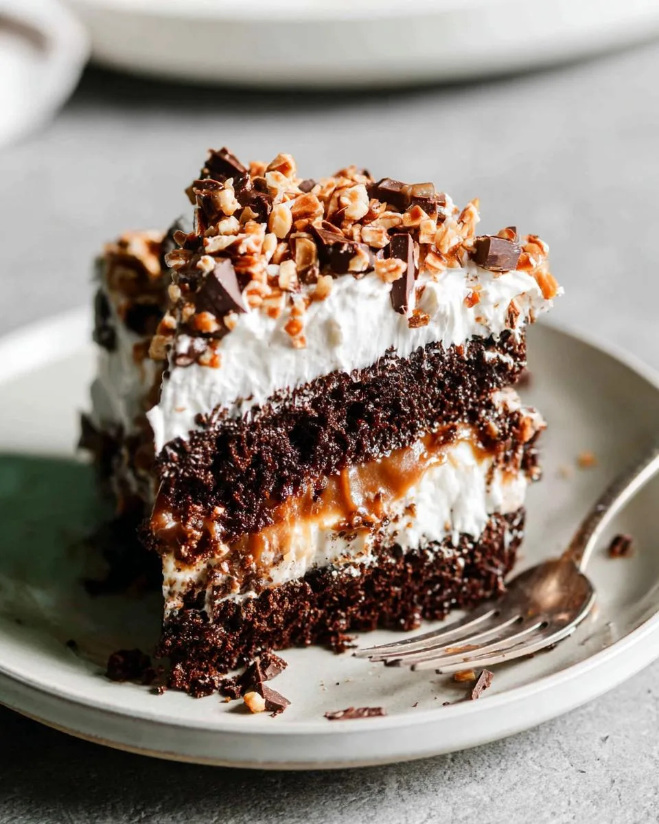 Chocolate Caramel Toffee Cake - detail 4