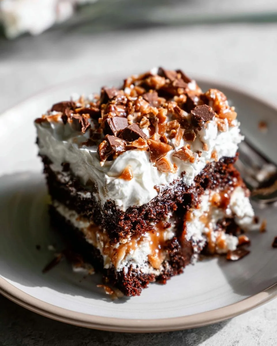 Chocolate Caramel Toffee Cake - detail 5
