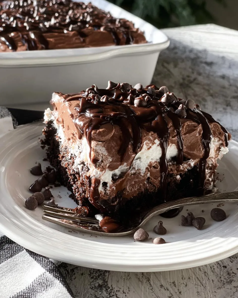 Chocolate Lover’s Poke Cake - detail 4