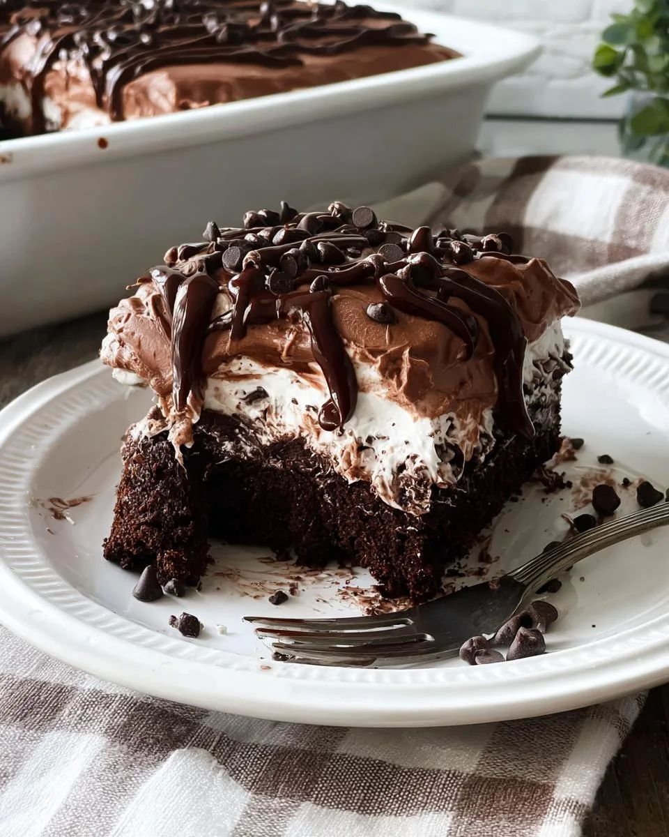 Chocolate Lover’s Poke Cake - detail 5