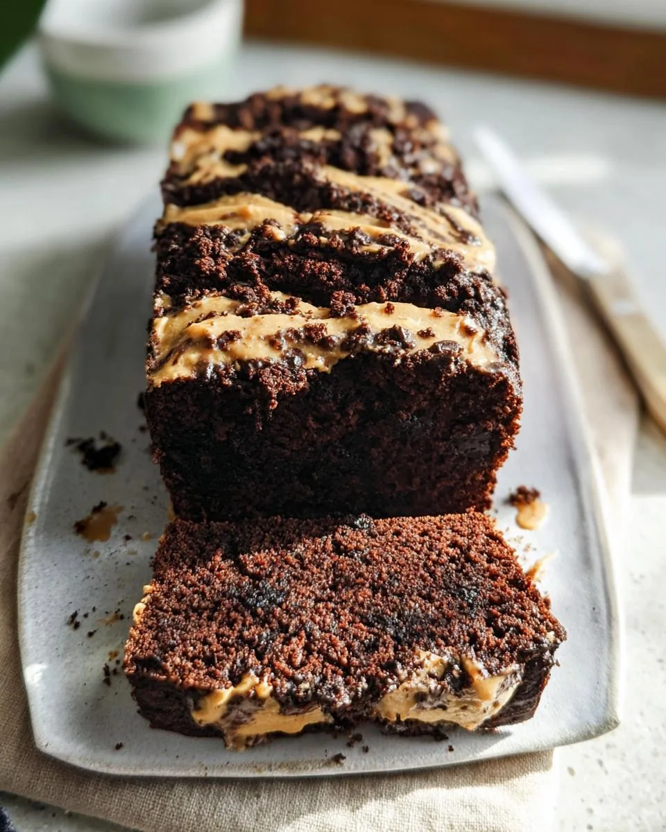 Chocolate Peanut Butter Banana Bread - detail 2