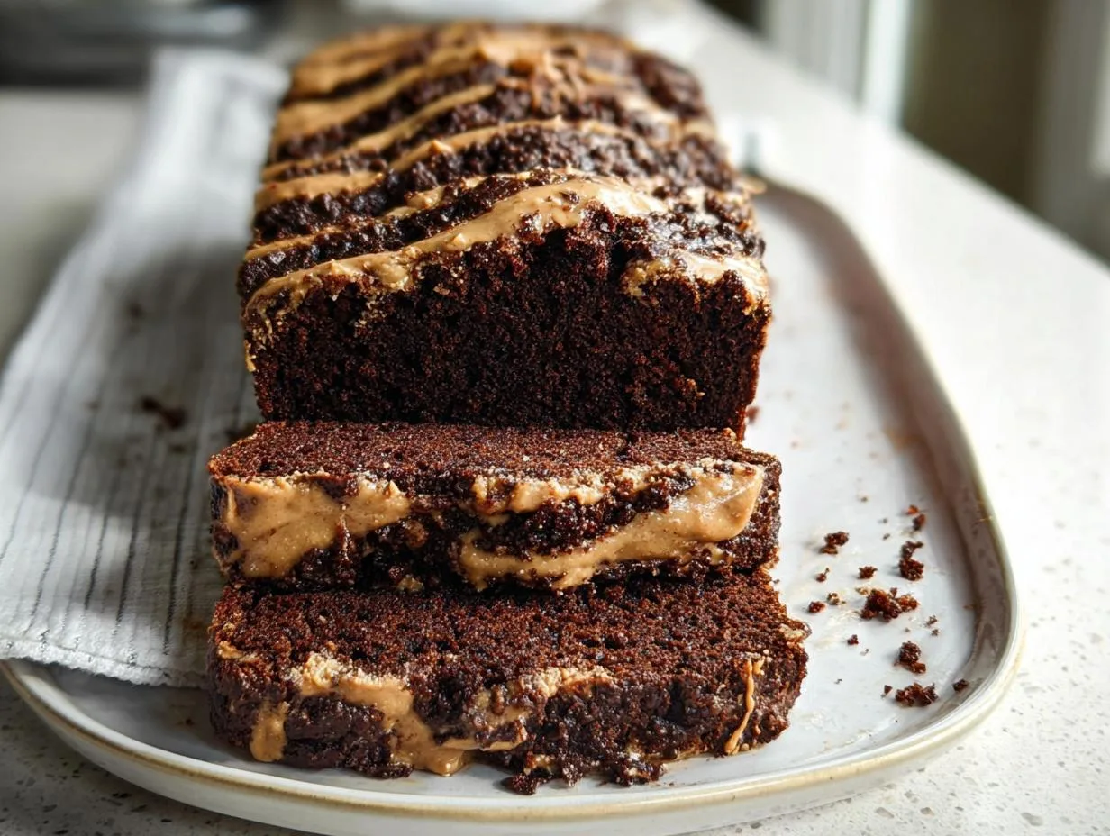 Chocolate Peanut Butter Banana Bread