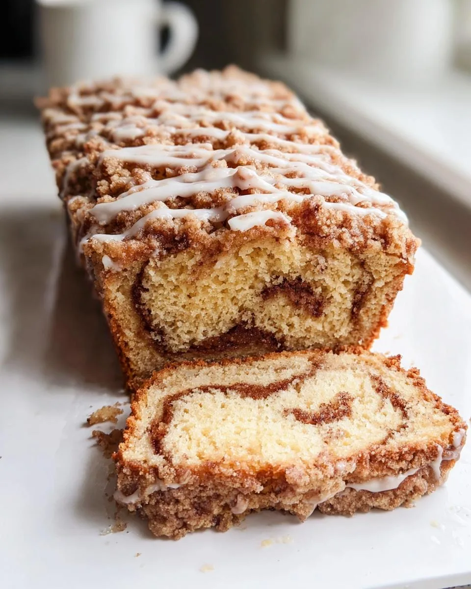 Cinnamon Streusel Bread - detail 2
