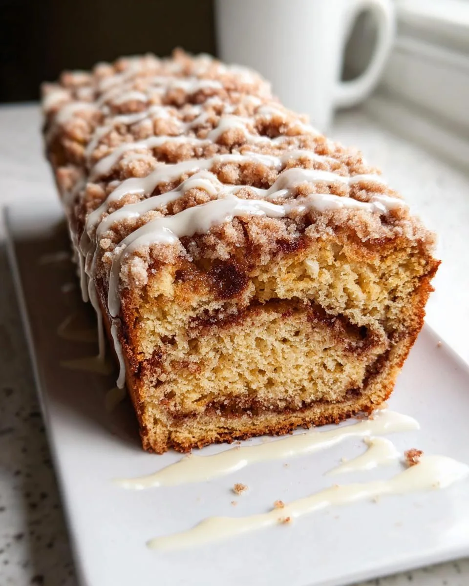 Cinnamon Streusel Bread - detail 3