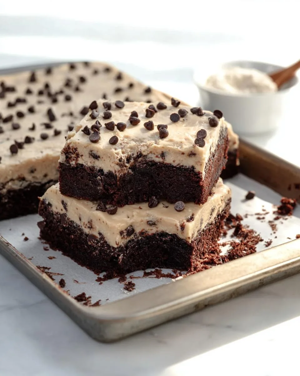 Cookie Dough Frosted Fudge Brownies - detail 3