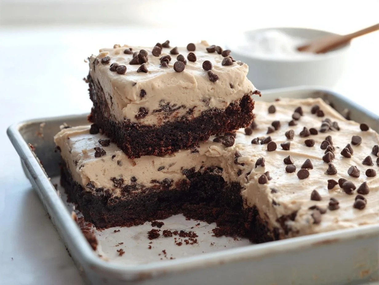 Cookie Dough Frosted Fudge Brownies