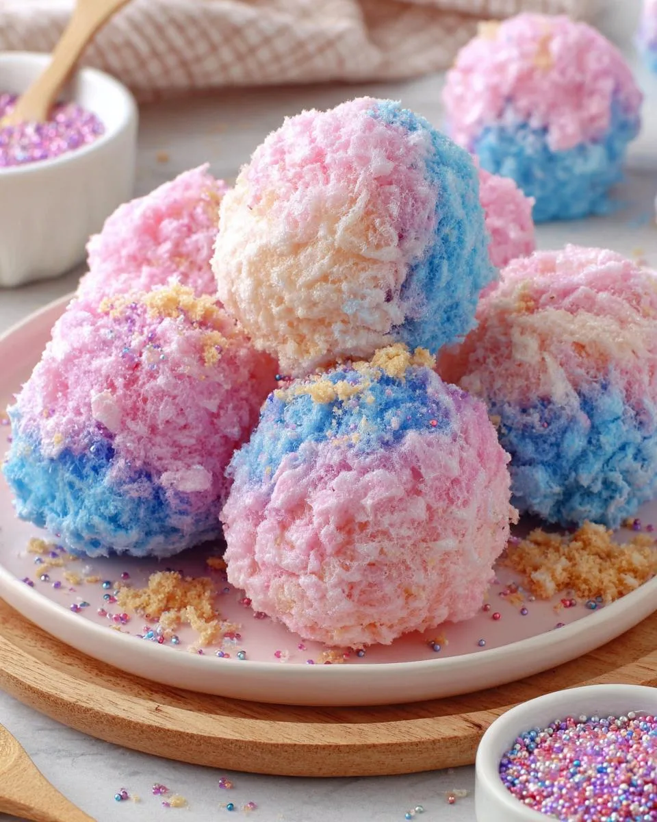 Cotton Candy Cheesecake Bombs - detail 1