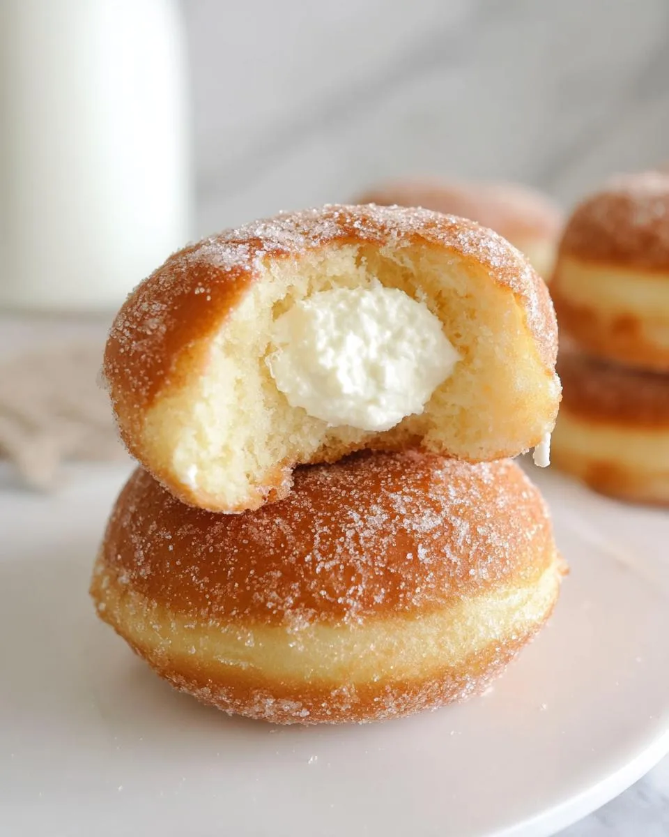 Cream Filled Baked Donuts - detail 2