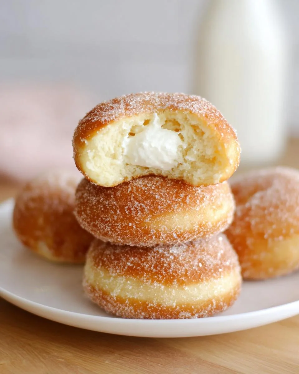 Cream Filled Baked Donuts - detail 3