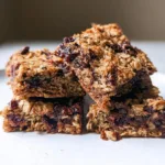 Fig & Dark Chocolate Oatmeal Bars