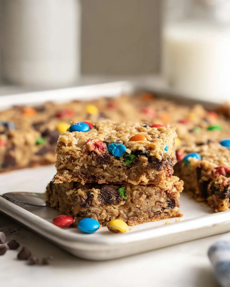 Flourless Monster Cookie Bars - detail 4