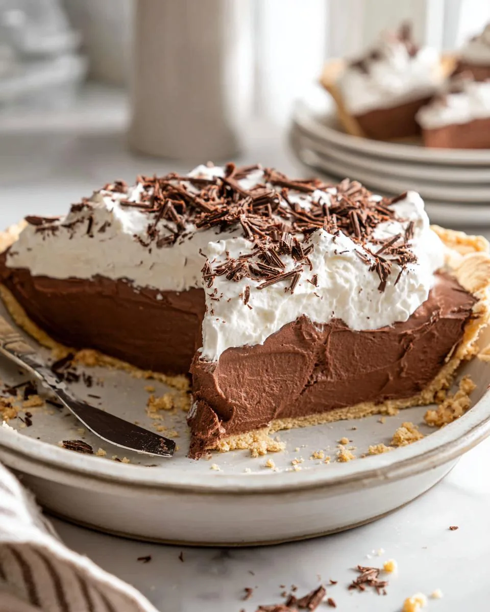 French Silk Pie - detail 2