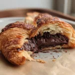 Gooey Brownie Croissant Bites