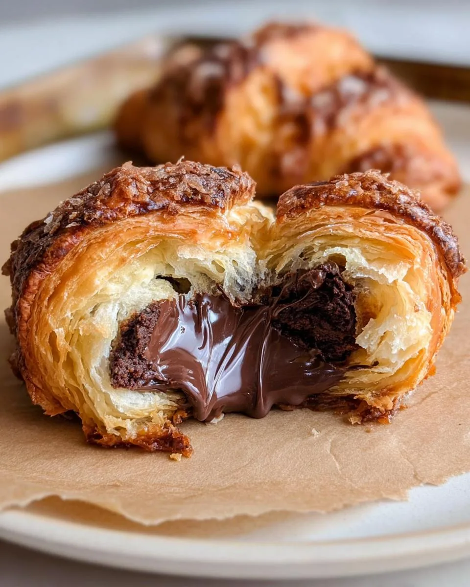 Gooey Brownie Croissant Bites - detail 2