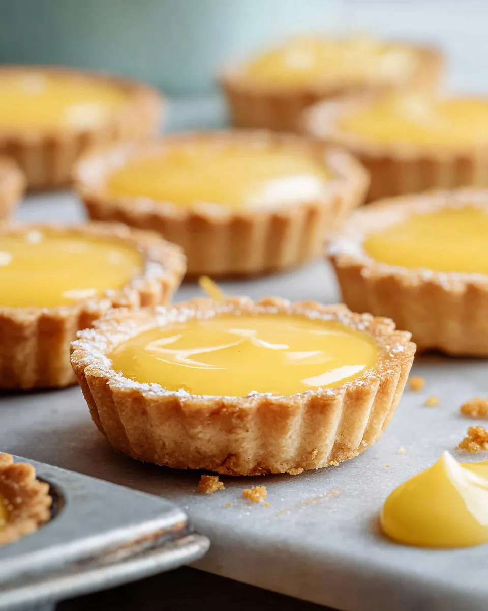 Lemon Curd Tartlets - detail 2